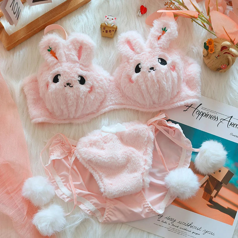 Bunny Plushie Lingerie Set