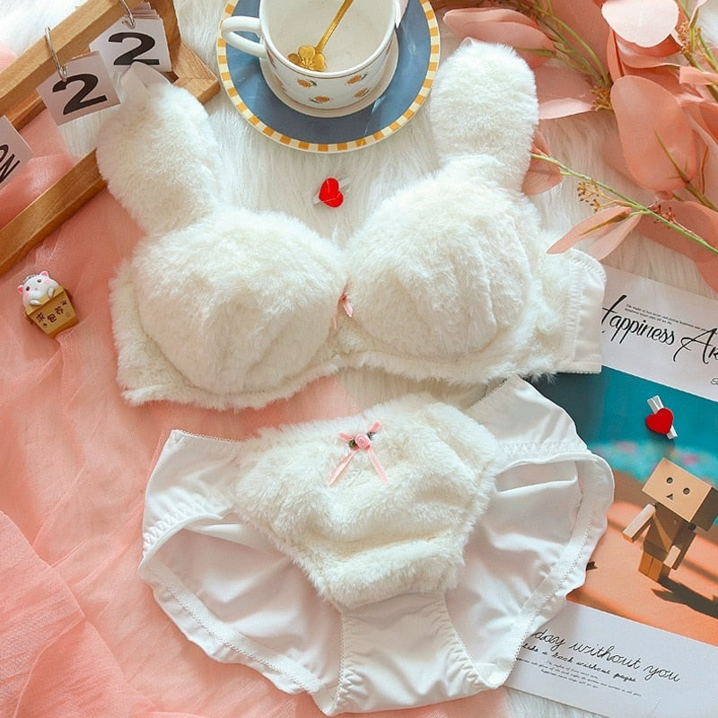 Bra With Face Cute Bunny Lingerie Underwear -  Israel