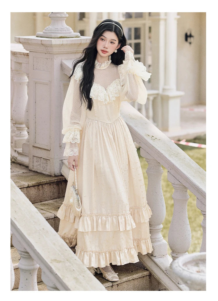 Anastasia Romantic Fairycore Dress Vintage-Princess Aesthetic