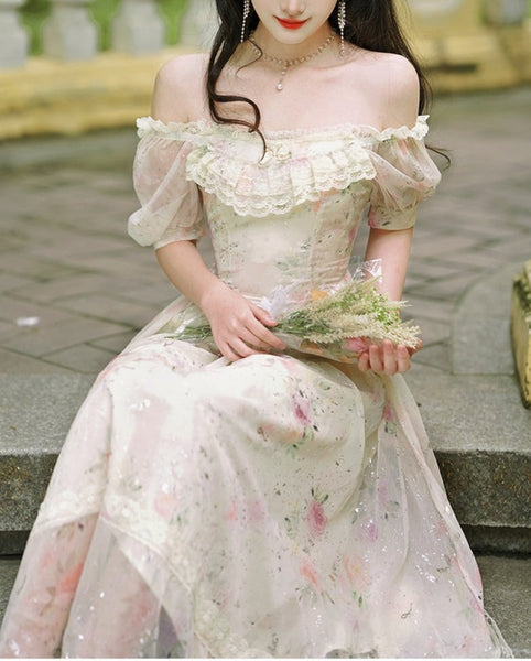 Flower Girl for a Fairy Wedding Cottagecore Princesscore Fairycore Coquette  Kawaii Dress