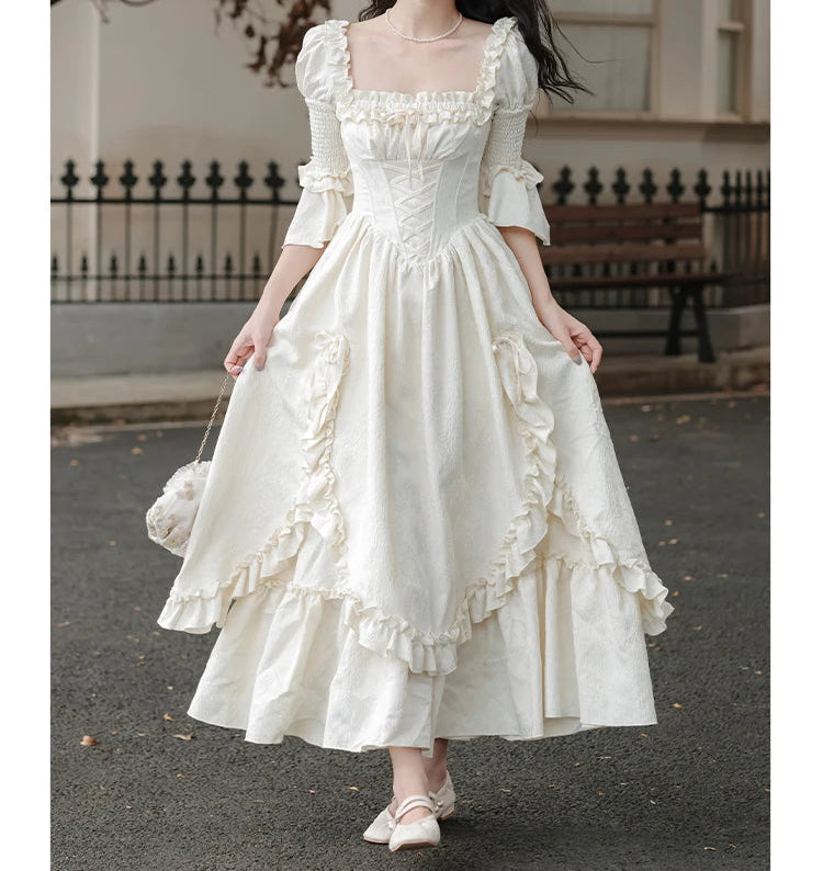 The Shy Baroness Romantic Royalcore Rococo Princess Dress