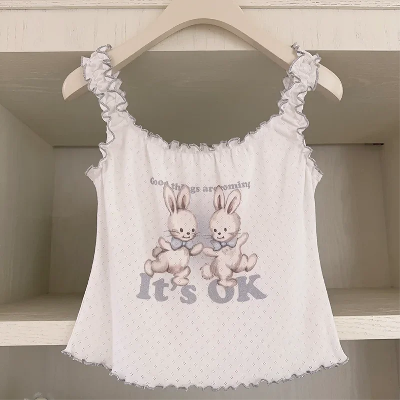 Positive Bunnies Coquette Crop Top