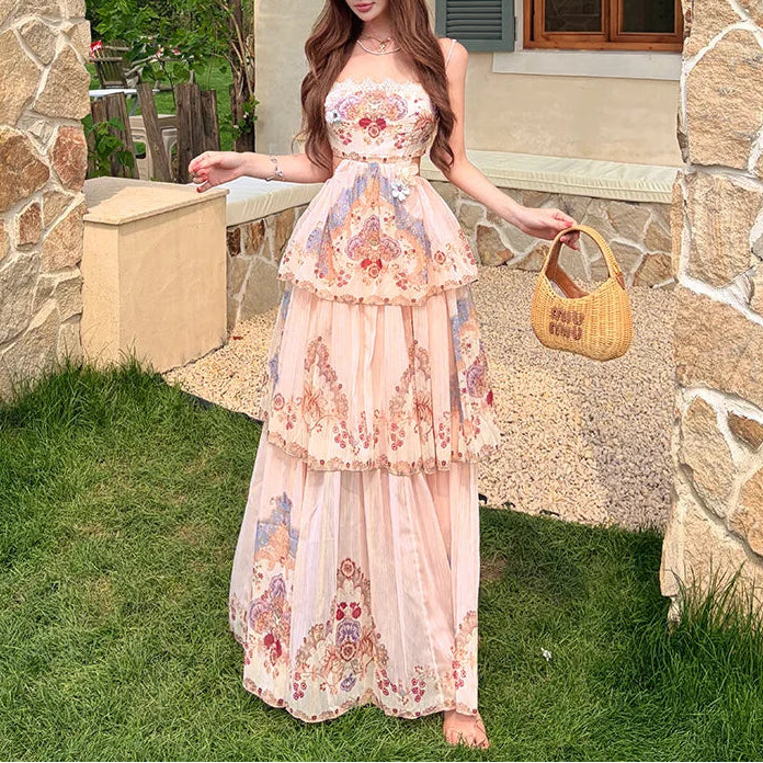 Embroidered Boho Princess Summer Dress bohemian summer dress Embroidered Boho Princess Summer Dress bohemian summer dress