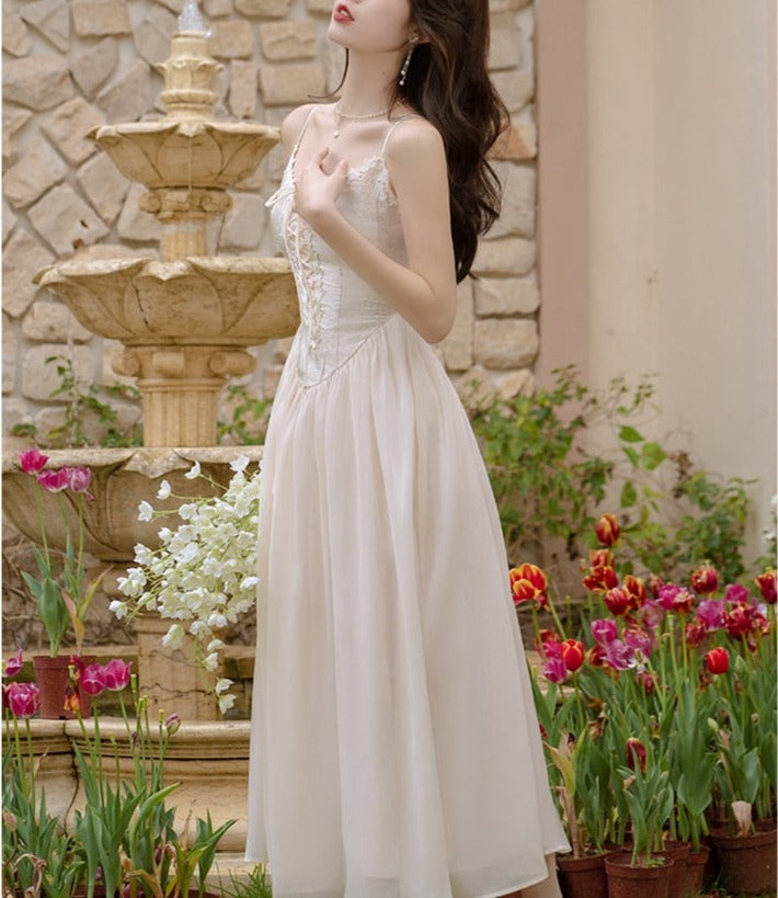 Glorious Kingdom Romantic Fairycore Vintage Princess Slip Dress
