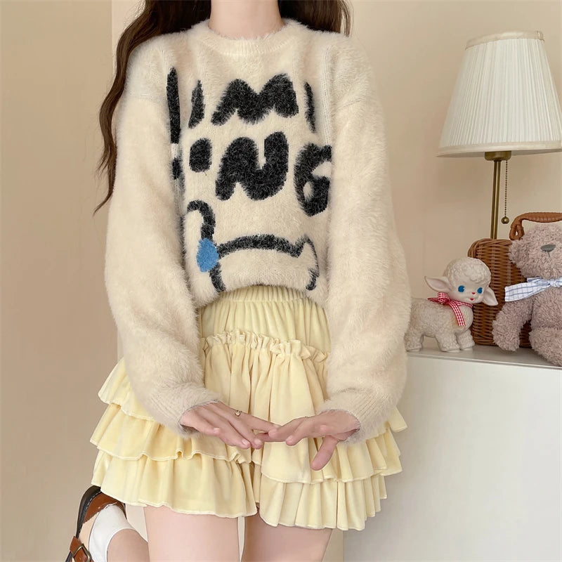 Sunny Velvet Ruffle Shorts Kawaii J-Fashion & Japanese Streetwear