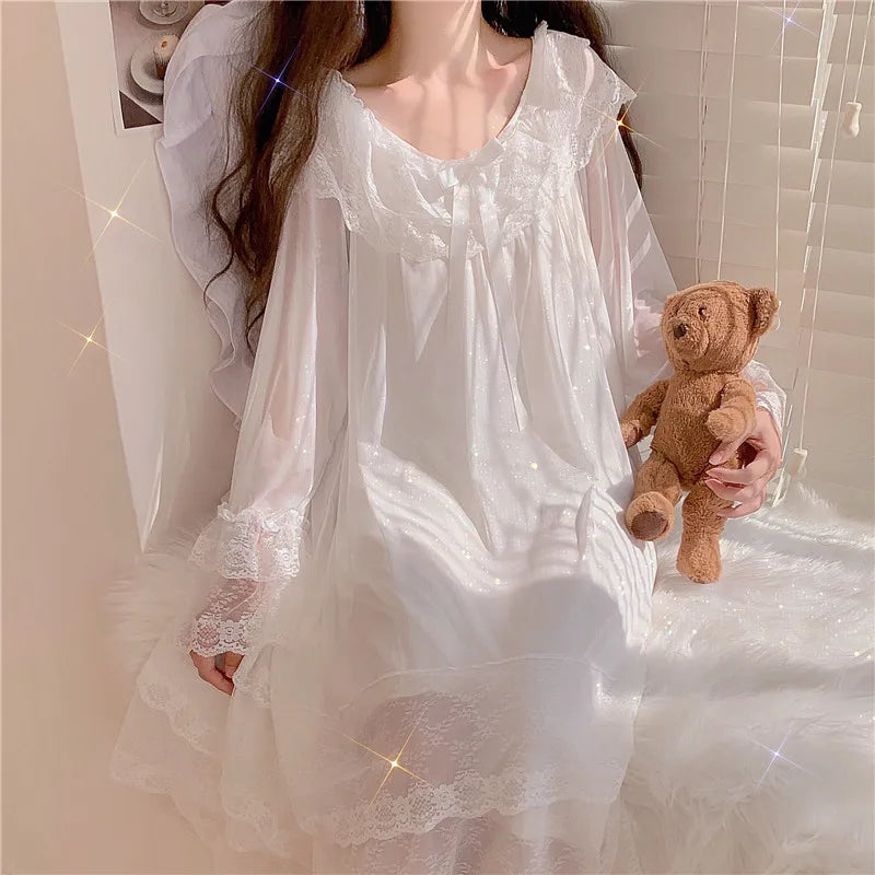 Serene Sleep Fairy Nightgown Fairycore Nightgown Princesscore Sleepwear