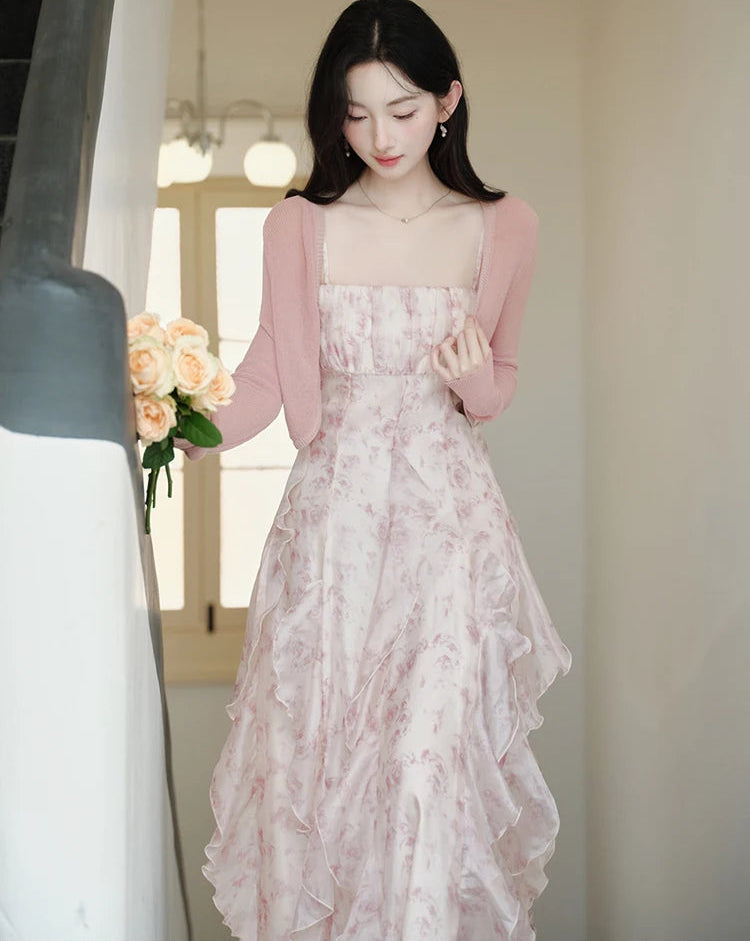 Feather Lily Romantic Spring Fairy Dress