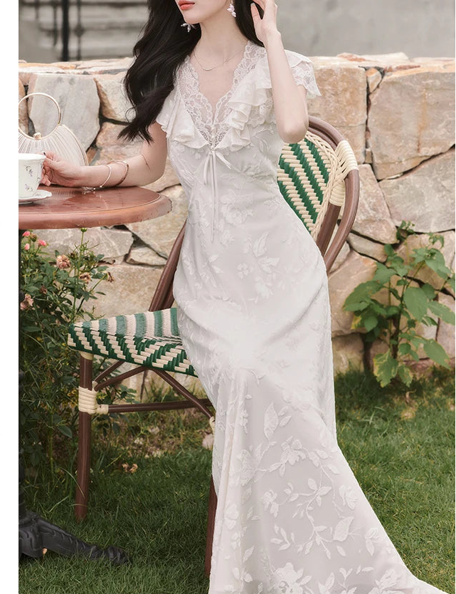 Charlotte Romantic Light Academia Dress