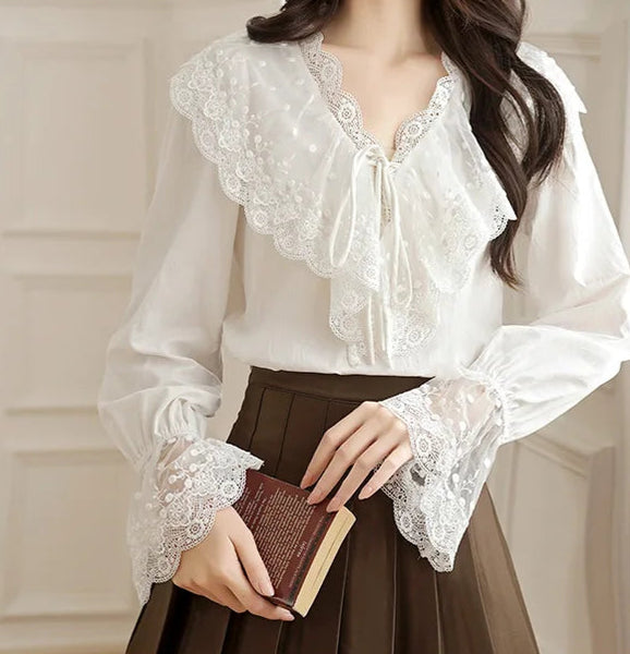 Karina Light Academia Blouse