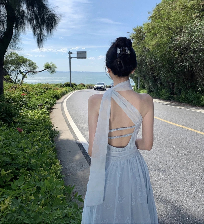 Sea Butterfly Ethereal Dreamy Coquette Fairy Dress