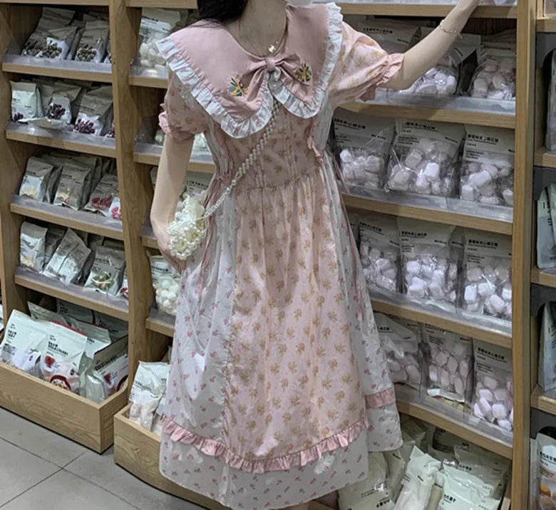 Daisy Petal Cottagecore Dress