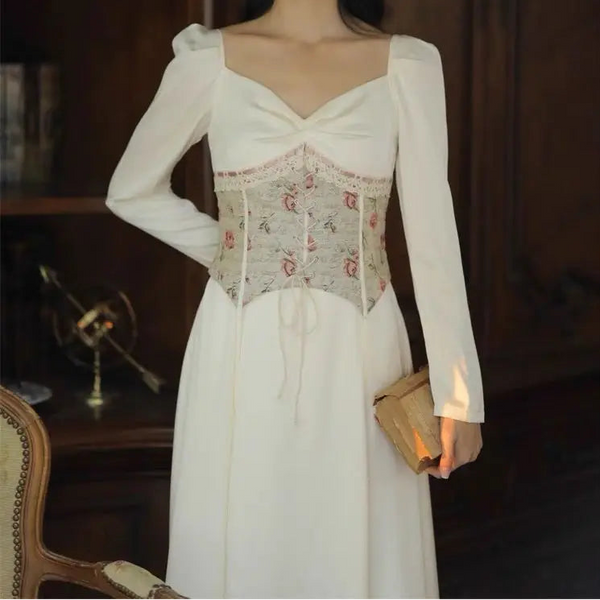 Alexia Light Academia Corset Dress