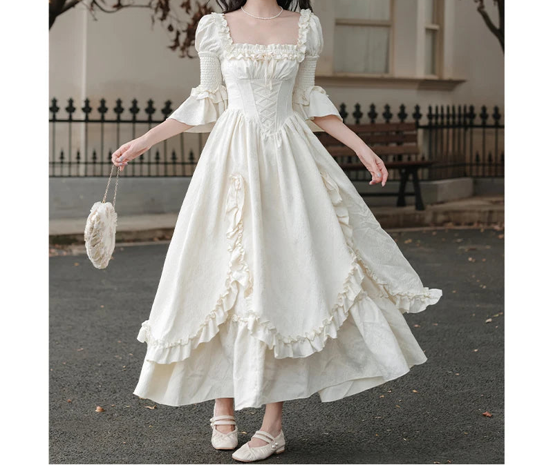Royalcore Rococo Romantic Royalcore Rococo Princess Dress Rococo Dress Princesscore Dress