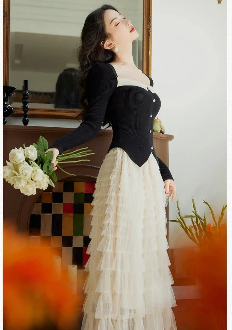 Arrabella 2-Piece Balletcore Princess Dress Set