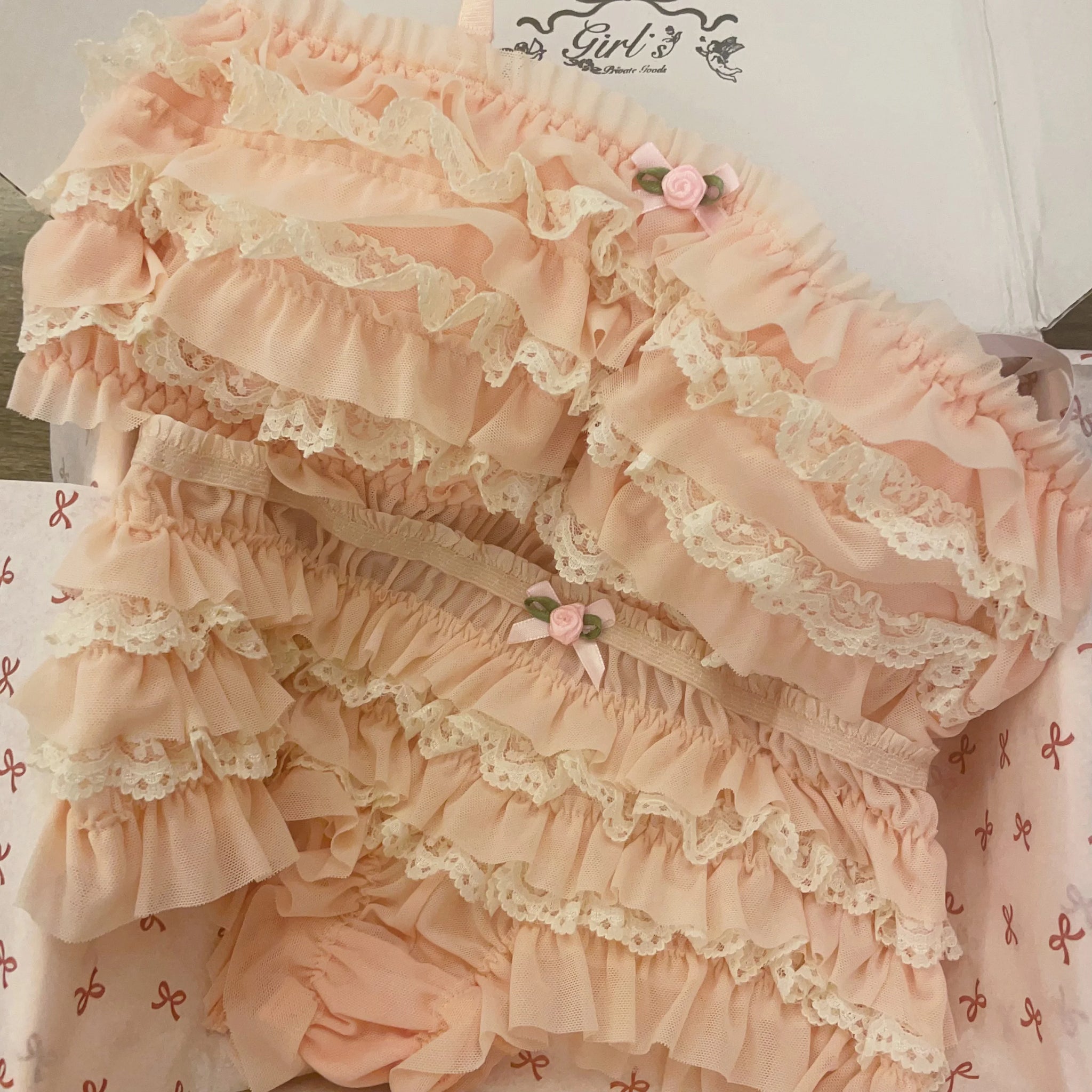 Lulu Coquette Ruffle Lingerie Set