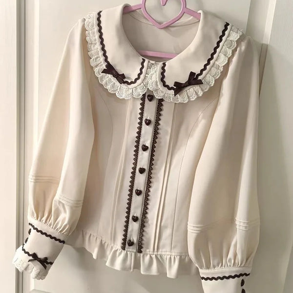 Cookie Heart Japanese Lolita Blouse