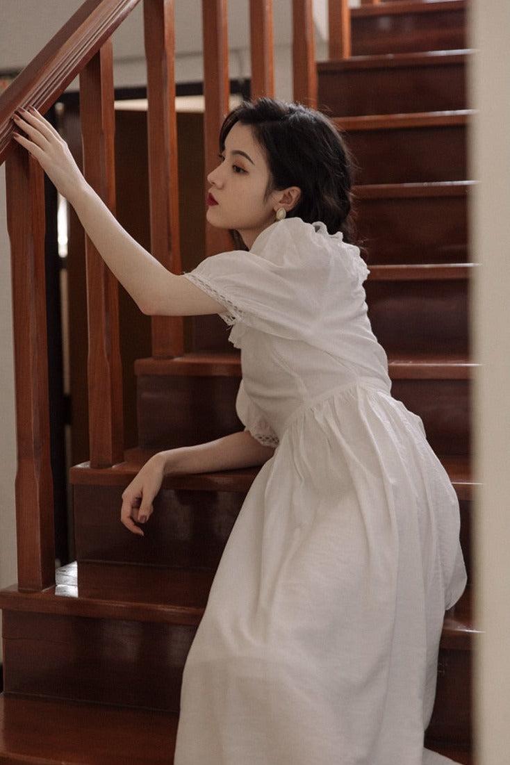 Eva Light Academia Summer Dress