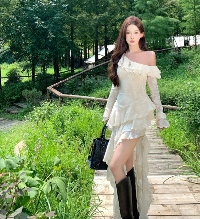 Layered Fairycore Dress goblincore dress forestcore aesthetic