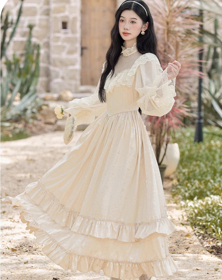 Anastasia Romantic Fairycore Dress Vintage-Princess Aesthetic