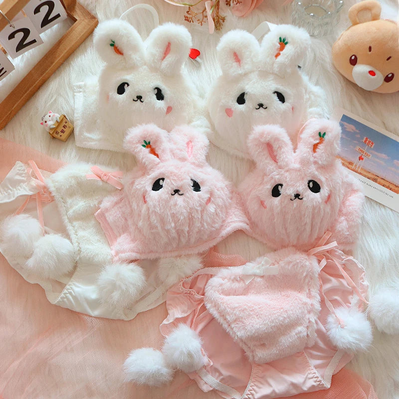 Bunny Plushie Lingerie Set