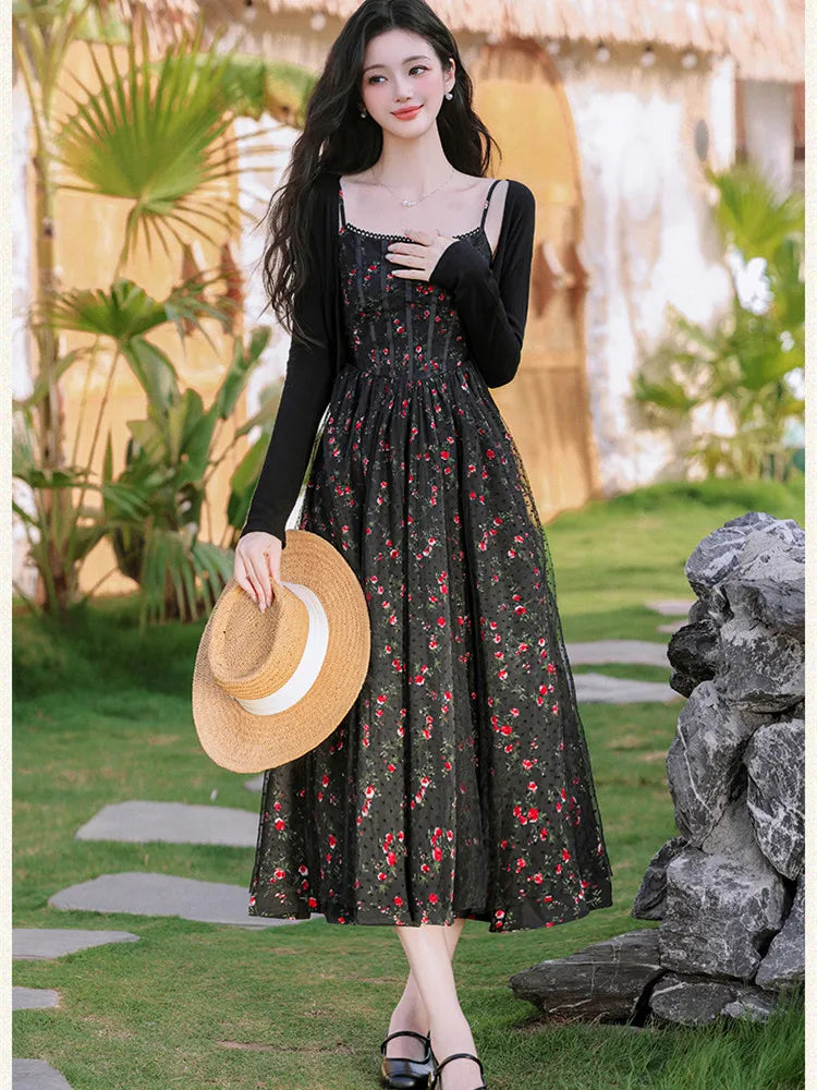 Dark Cottagecore Dress
