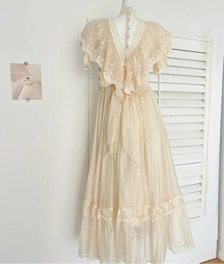 Vintage Lace Gunne Sax Dress victorian dress edwardian vintage dress