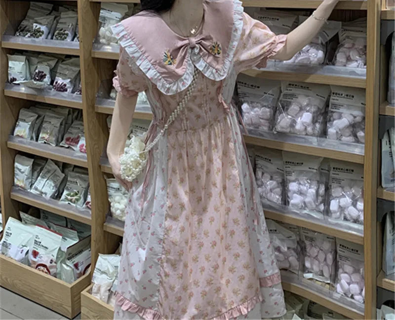 Daisy Petal Cottagecore Dress