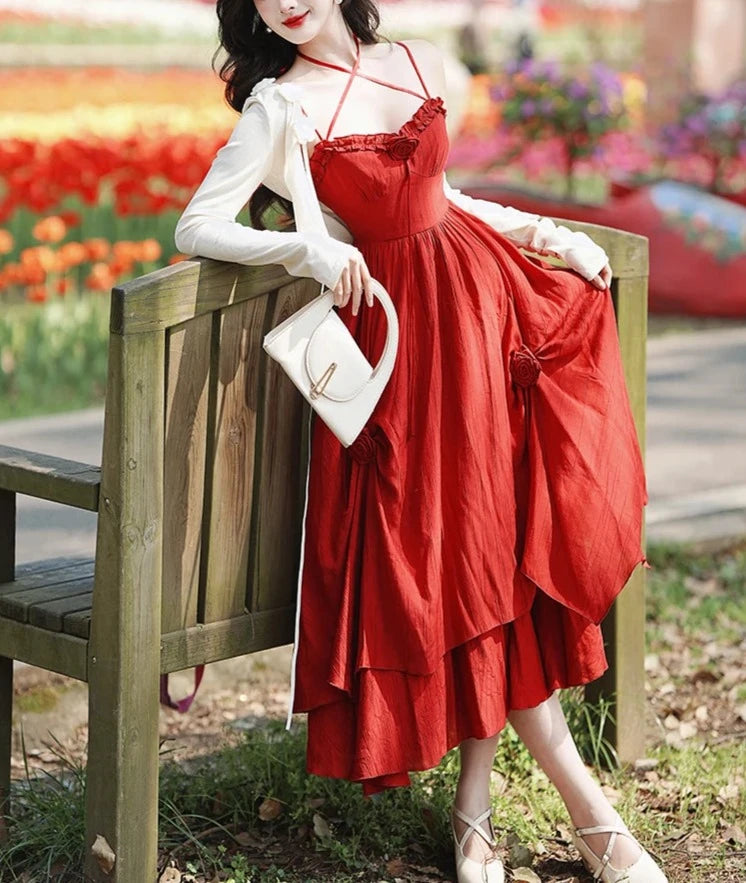 red dress tumblr One Dress a Day Challenge January: Red Redux The Taming of the Shrew / Elizabeth Taylor as Katharina Minola Kate wears this rich... @cressida-jayoungr on Tumblr