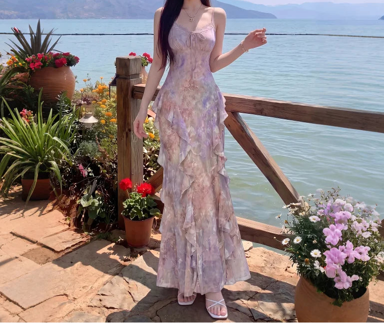Ethereal Pastel Fairy Dress Romantic Dreamy Fairycore Princess Aesthetic