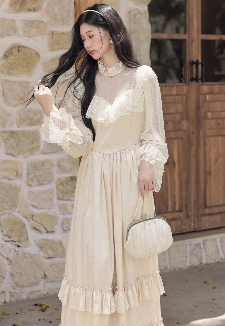 Anastasia Romantic Fairycore Dress Vintage-Princess Aesthetic