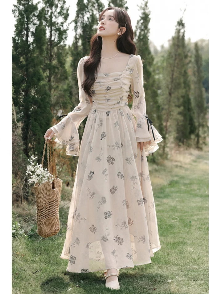 Bloom Shadows Romantic Fall Fairy Dress