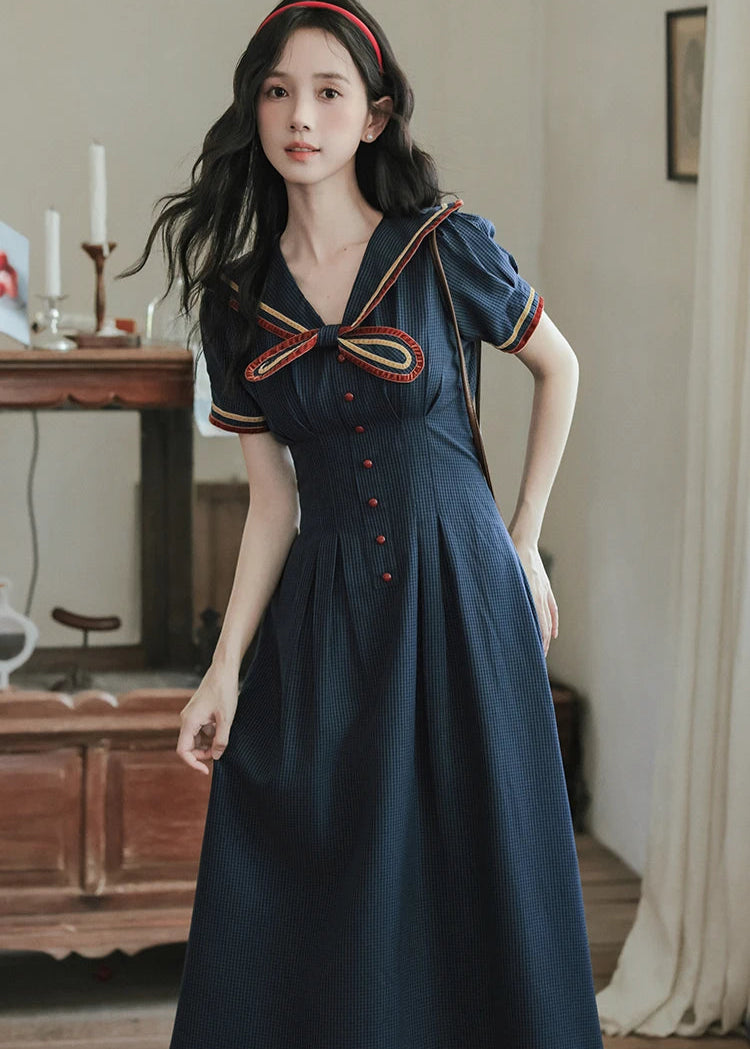 Candle Weather Japanese Style Sailor Dress
