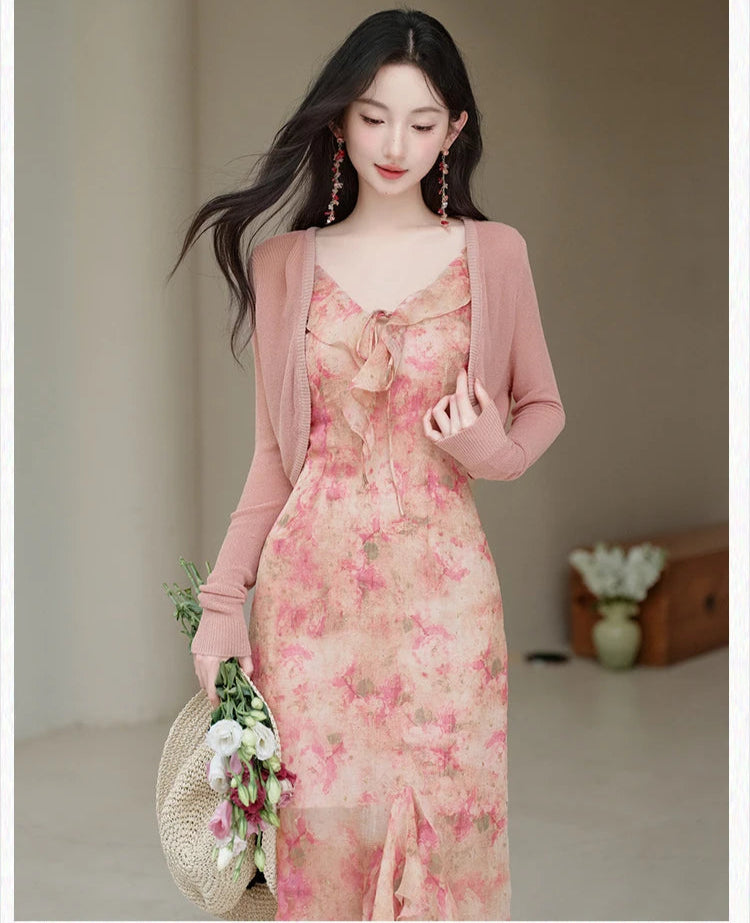 Honey Grace Romantic Floral Cottage Fairy Dress