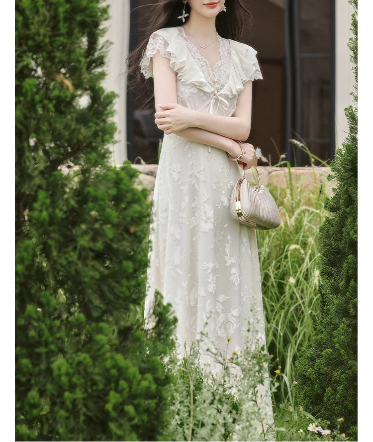 Charlotte Romantic Light Academia Dress