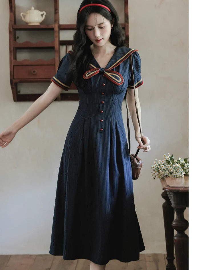 Candle Weather Japanese Style Sailor Dress