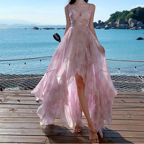 Ethereal Pink Fairycore Dress