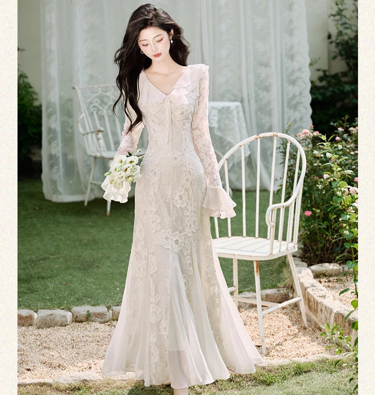 Eleonora Romantic Lace Fairycore Dress