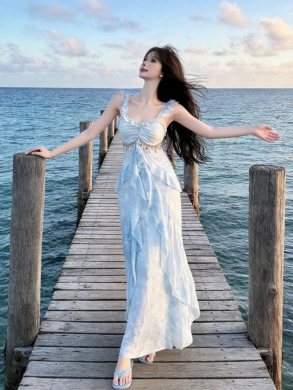 Azure Mermaid Fairy Dress