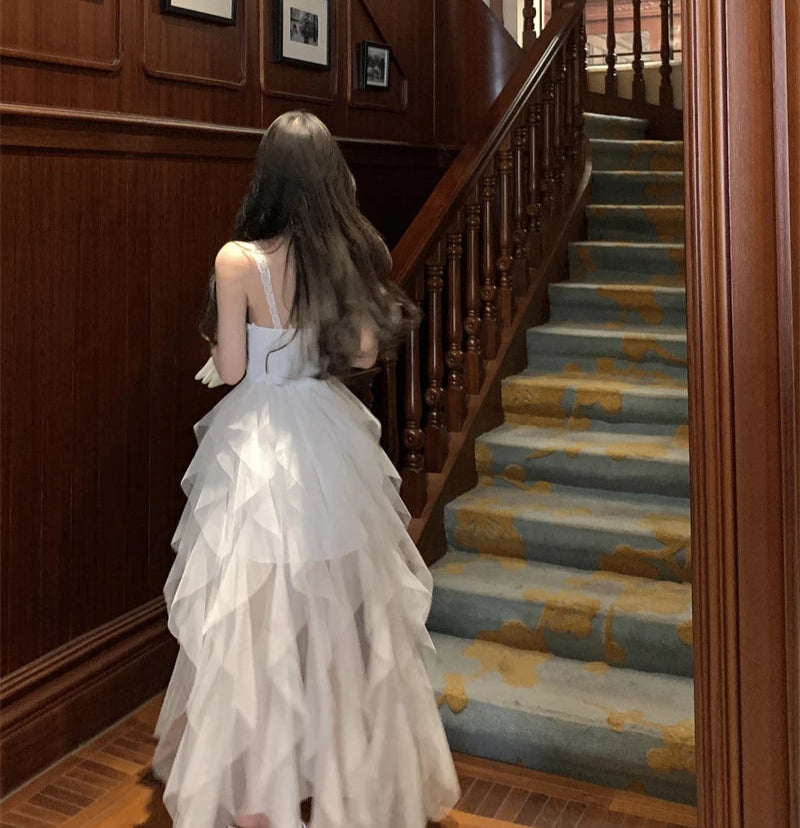 Angel Whispers Angelcore Coquette Dress