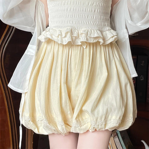 Cotton Pumpkin Shorts