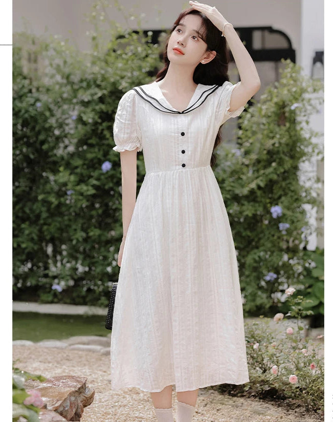 Uminohi Japanese Style Vintage-Sailor Dress
