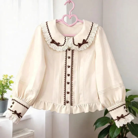 Cookie Heart Japanese Lolita Blouse