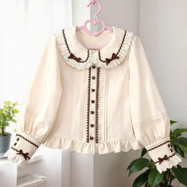 Cookie Heart Japanese Lolita Blouse