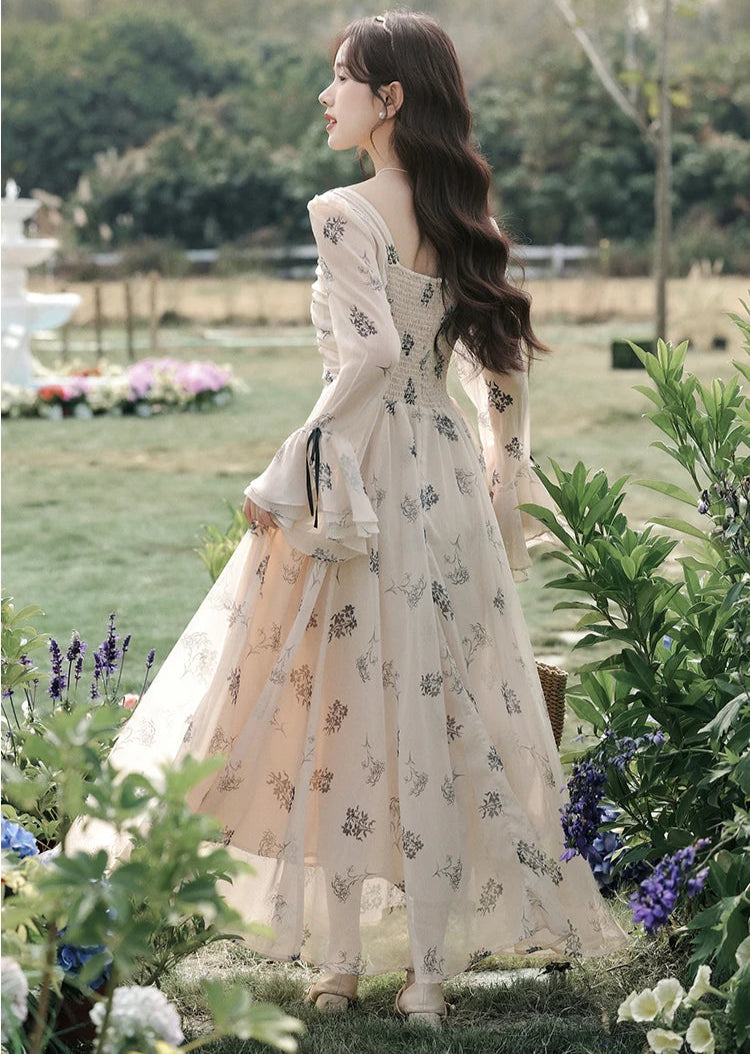 Bloom Shadows Romantic Fall Fairy Dress
