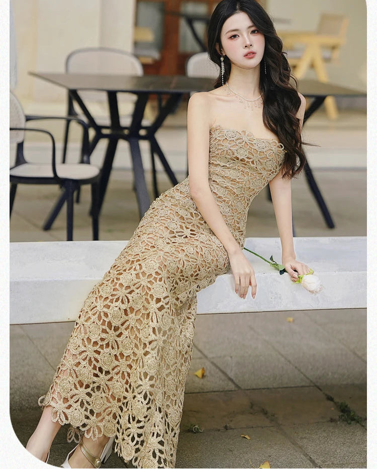Knitted Bodycon Dress Lace Prom Dress Knitted Bodycon Dress Lace Prom Dress