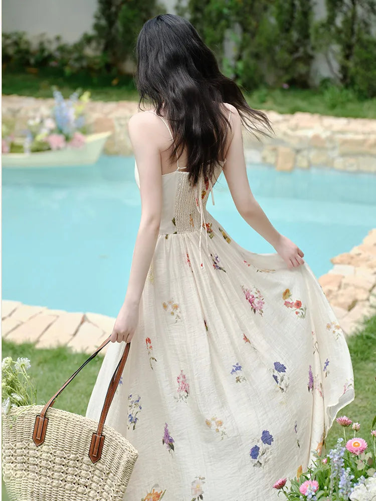 fairy print dress Making a bohemian tropical print fairy dress