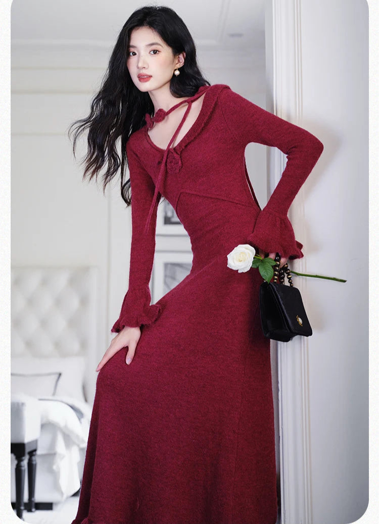 Dandelia Redwhisper Dark Romantic Dress