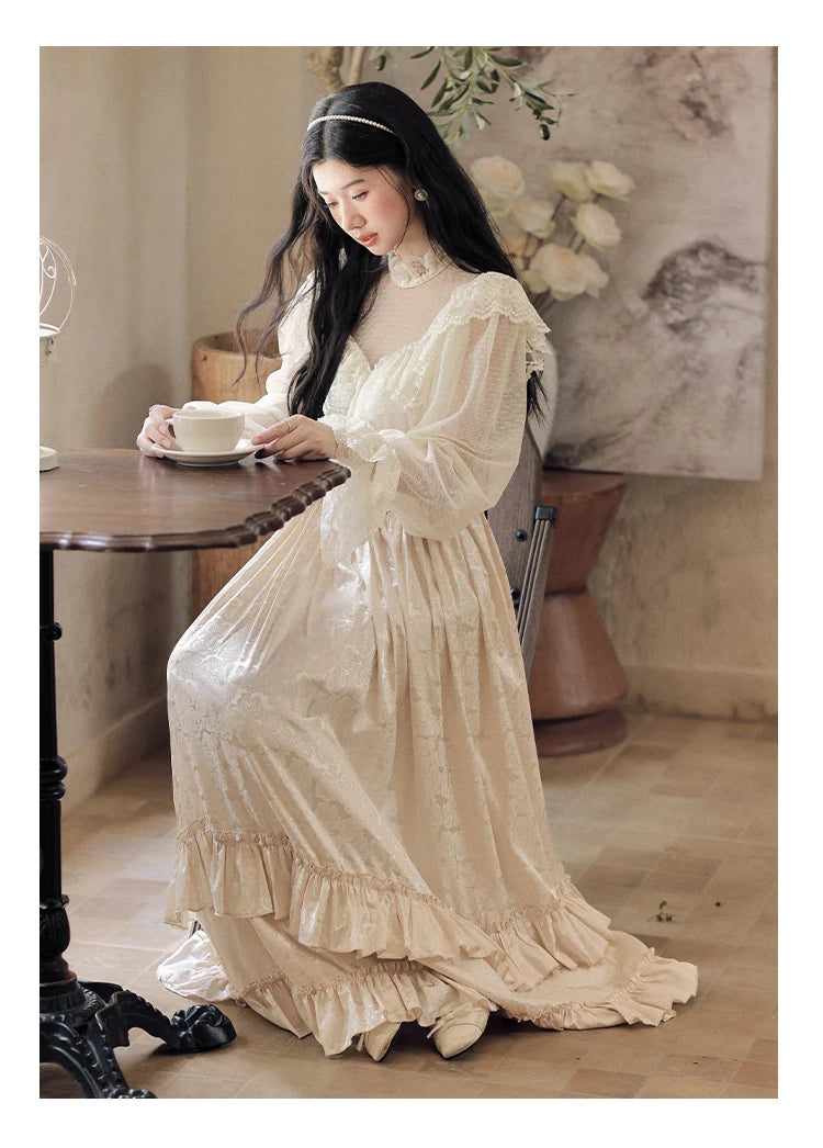 Anastasia Romantic Fairycore Dress Vintage-Princess Aesthetic
