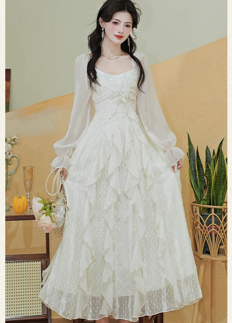 Airielle Butterfly Applique Fairy Dress