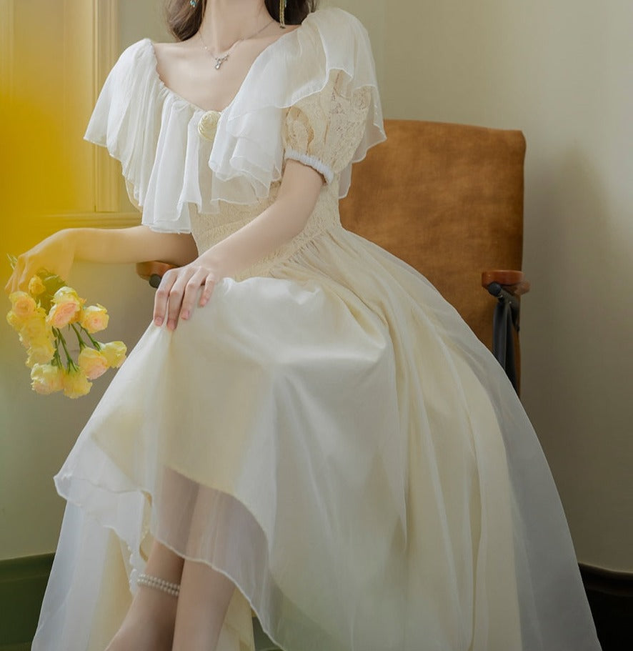 Primrose Romantic Victorian-style Light Academia Dress